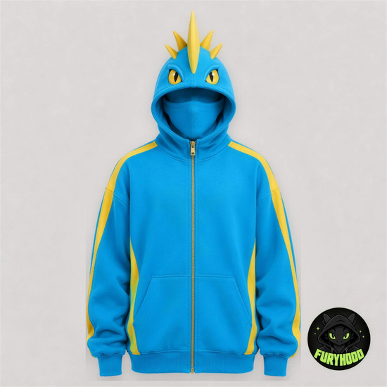 The Dragon Hoodie™ — Balaclava Zip Hoodie – FURYHOOD