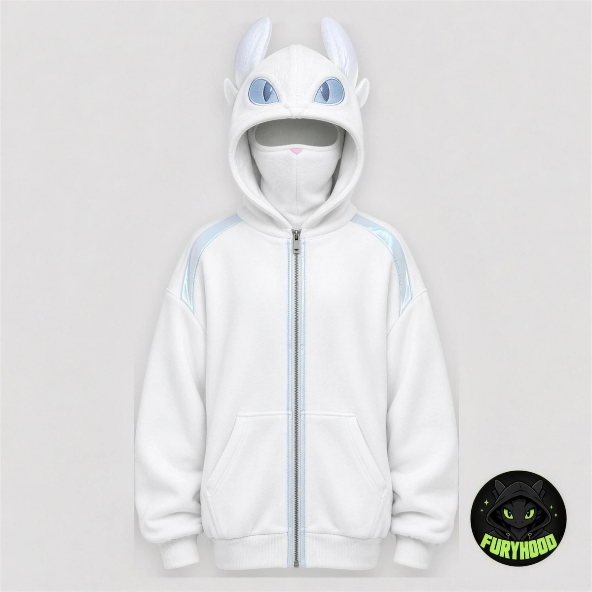 The Dragon Hoodie™ — Balaclava Zip Hoodie