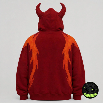The Dragon Hoodie™ — Balaclava Zip Hoodie